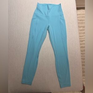 Lululemon Athletica Light Blue High-Waisted Leggings